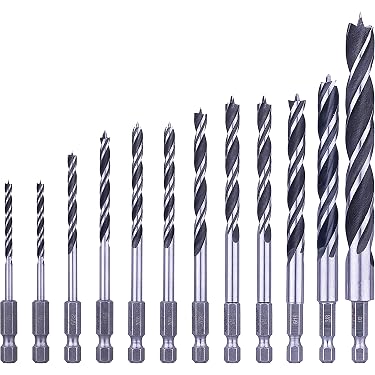 Brad Point Drill Bit Set 1/2 In Brad-Point Drill Bits For Smooth Finish ...