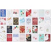 American Greetings Deluxe Christmas and Holiday Cards with Keepsake Box, Kathy Davis Designs (32-Count)