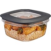 Rubbermaid Premier Easy Find Lids 5-Cup Meal Prep and Food Storage Container, Grey |BPA-Free & Stain Resistant