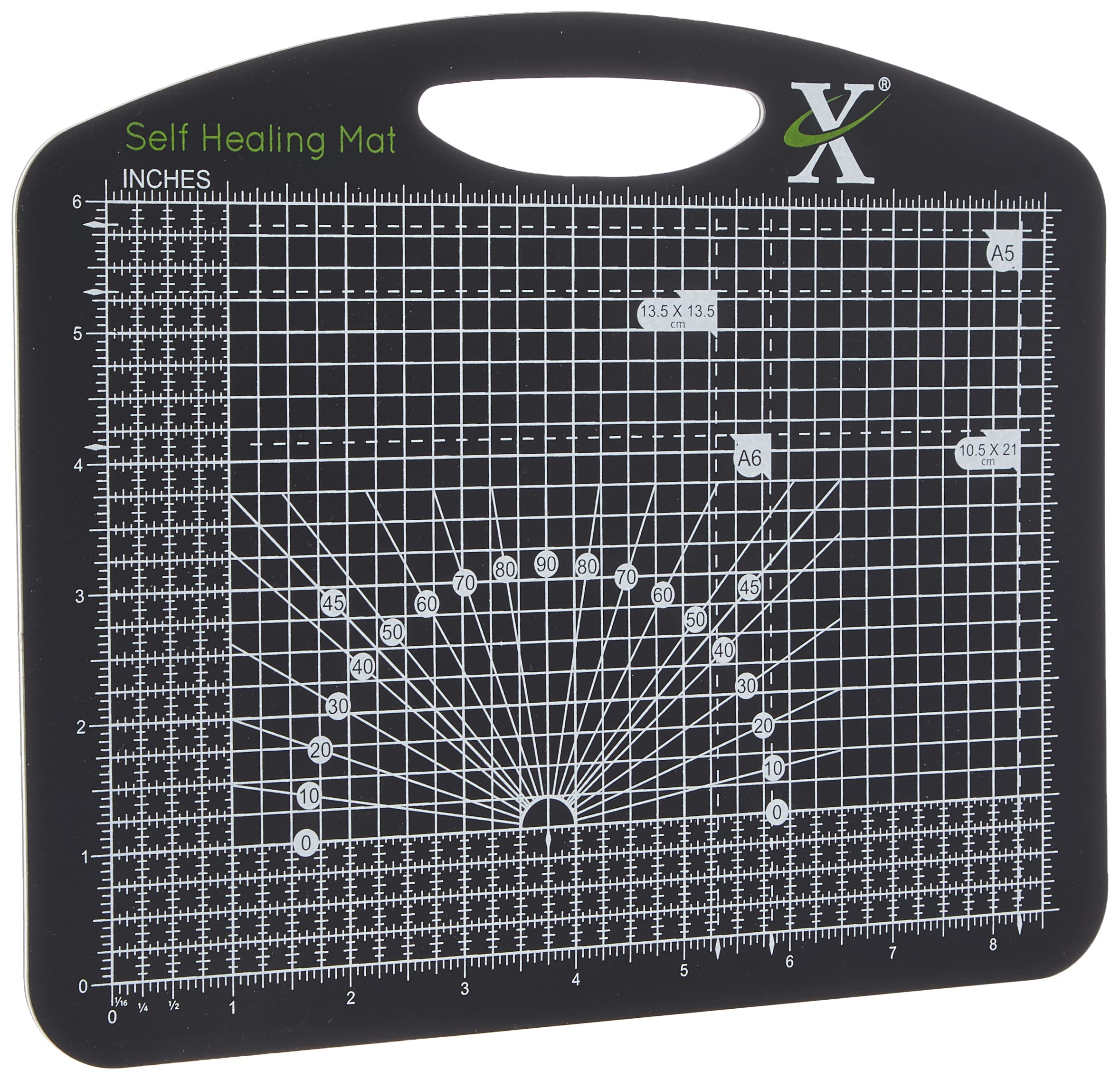 Xcut Craft Art Cutting Mat Self Healing A5, Board Accessories For Craft, Quilting, Sewing, Fabric & Papercraft 14.85 x 21cm, Essential Non Slip Tools