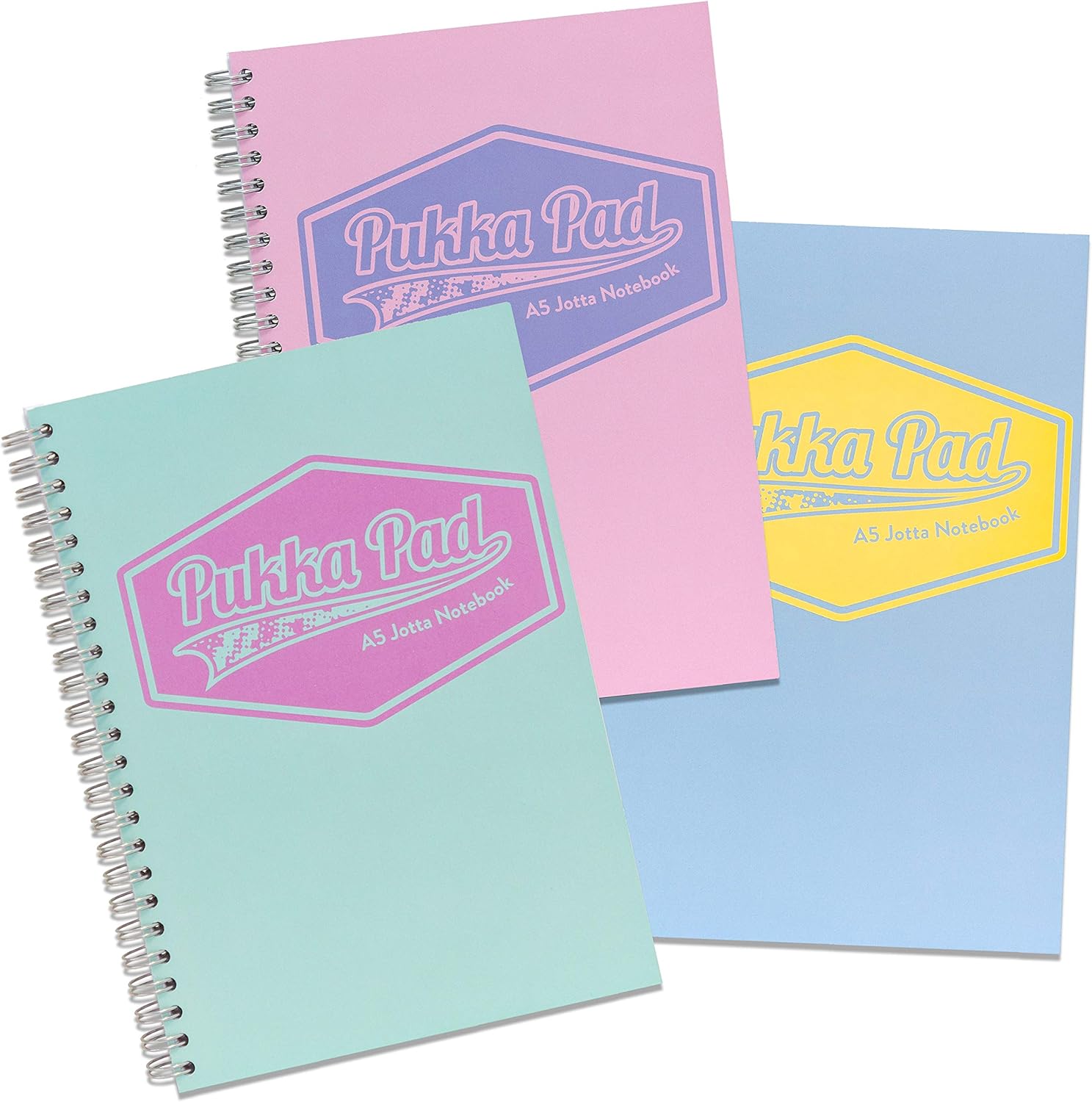 Pukka Pad Pastel A5 Wirebound Jotta Notebook Ruled 80gsm – 8629-PST - Assorted