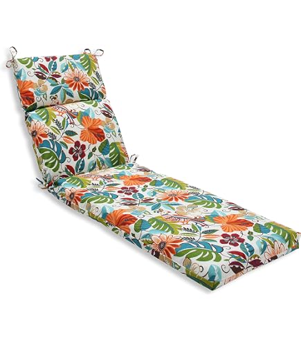 Pillow Perfect Solid 23 X 30 Outdoor Chaise Lounge Cushion In Bisque Tory 678948