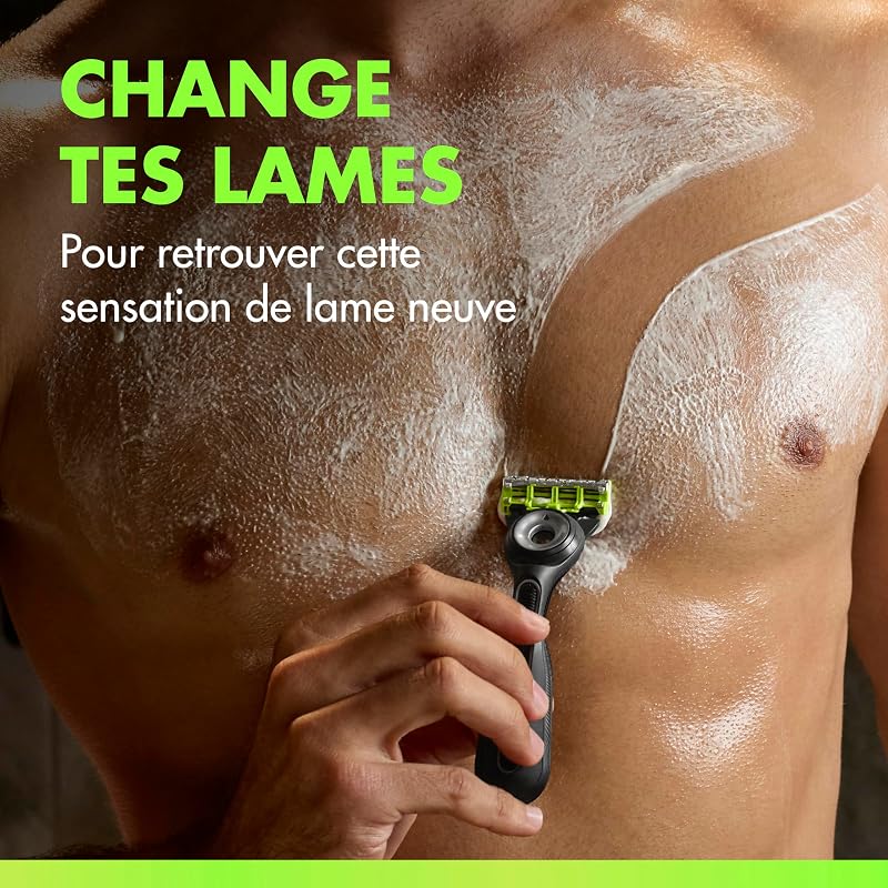 Labs Body + Intimate Lames de Rasoir Homme, Pack 12