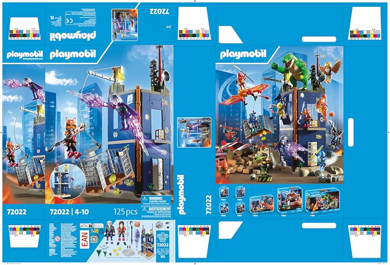 | Heroes | Duel à la Tour du héros | Kit de Jeu chargé d'action pour des Duels passionnants | avec Figurines et Accessoires détaillés pour Enfants à partir de 4 Ans | 72022