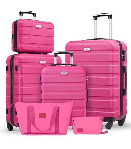 Amazon.com: Merax Luggage Set 13 Piece 16 20 24 28 IN Suitcase