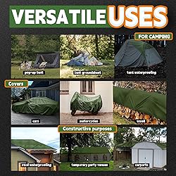 RAINDEWAY Tarps 8x10 Feet,Tarp Waterproof,9Mil