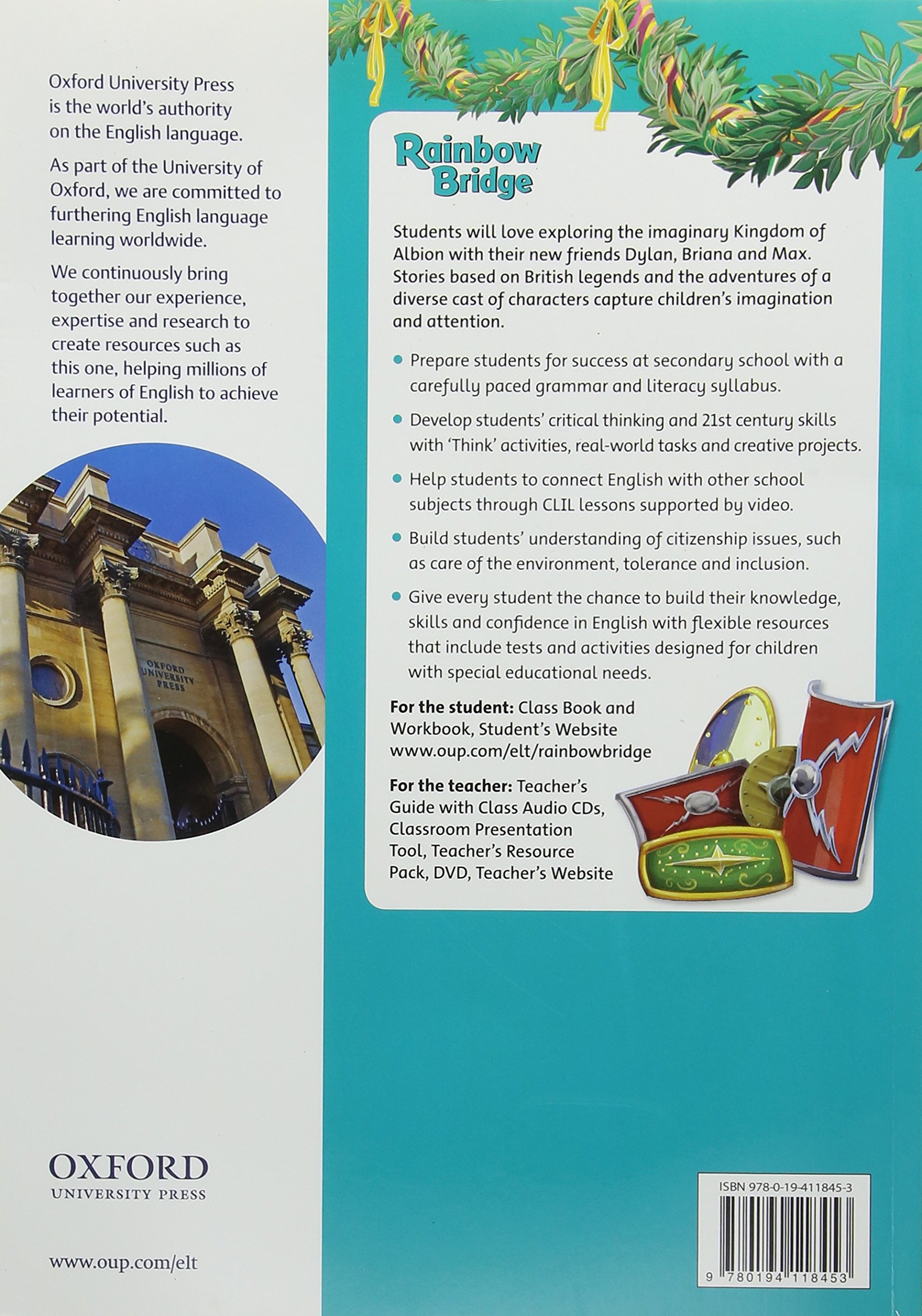 Rainbow Bridge 5 Student Book And Workbook Book Workbook 9780194118453 Amazon Com Books