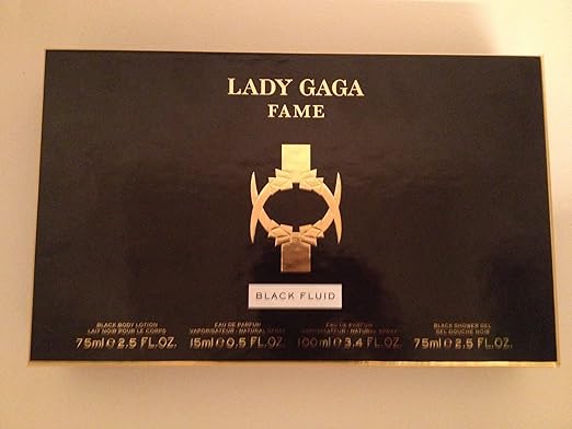 lady gaga black fluid gift set