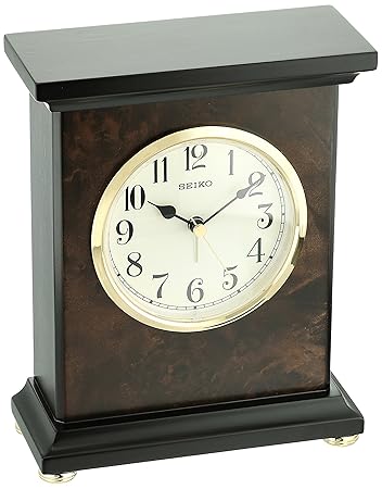 Seiko Wood Childrens Clock (Model: QXE056BLH)