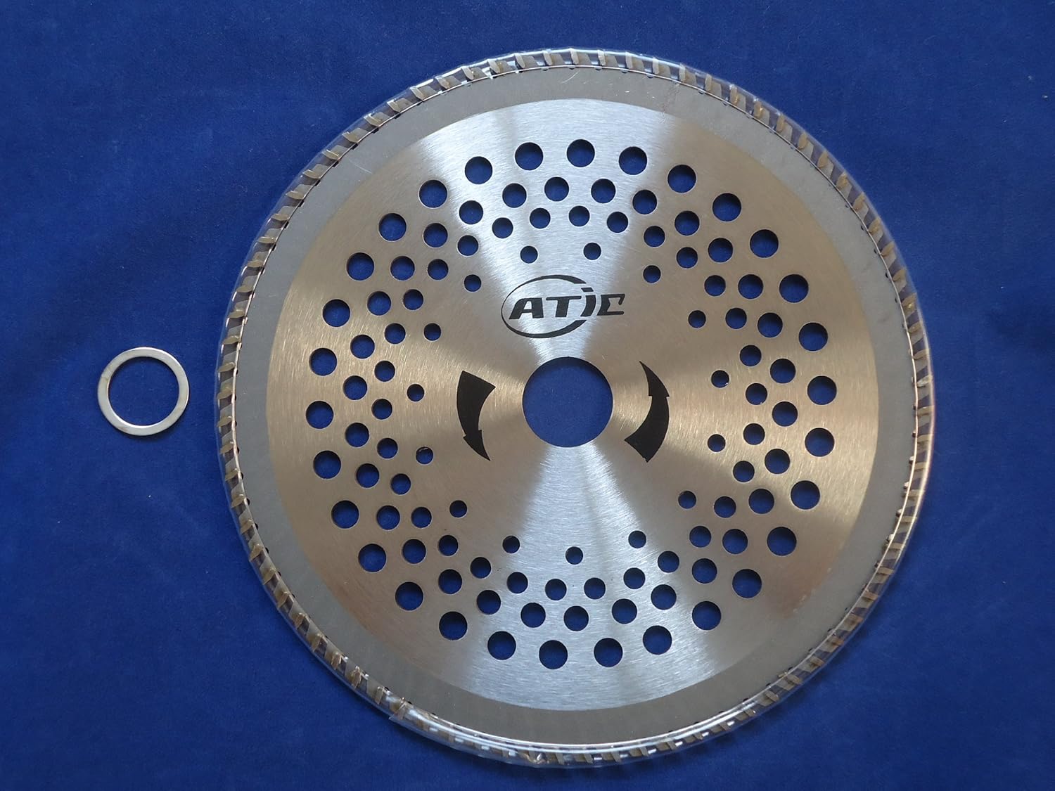 ATIE 8" 80T Carbide Tip Brush Cutter Trimmer Weed Eater Blade (2 Pack): Industrial & Scientific