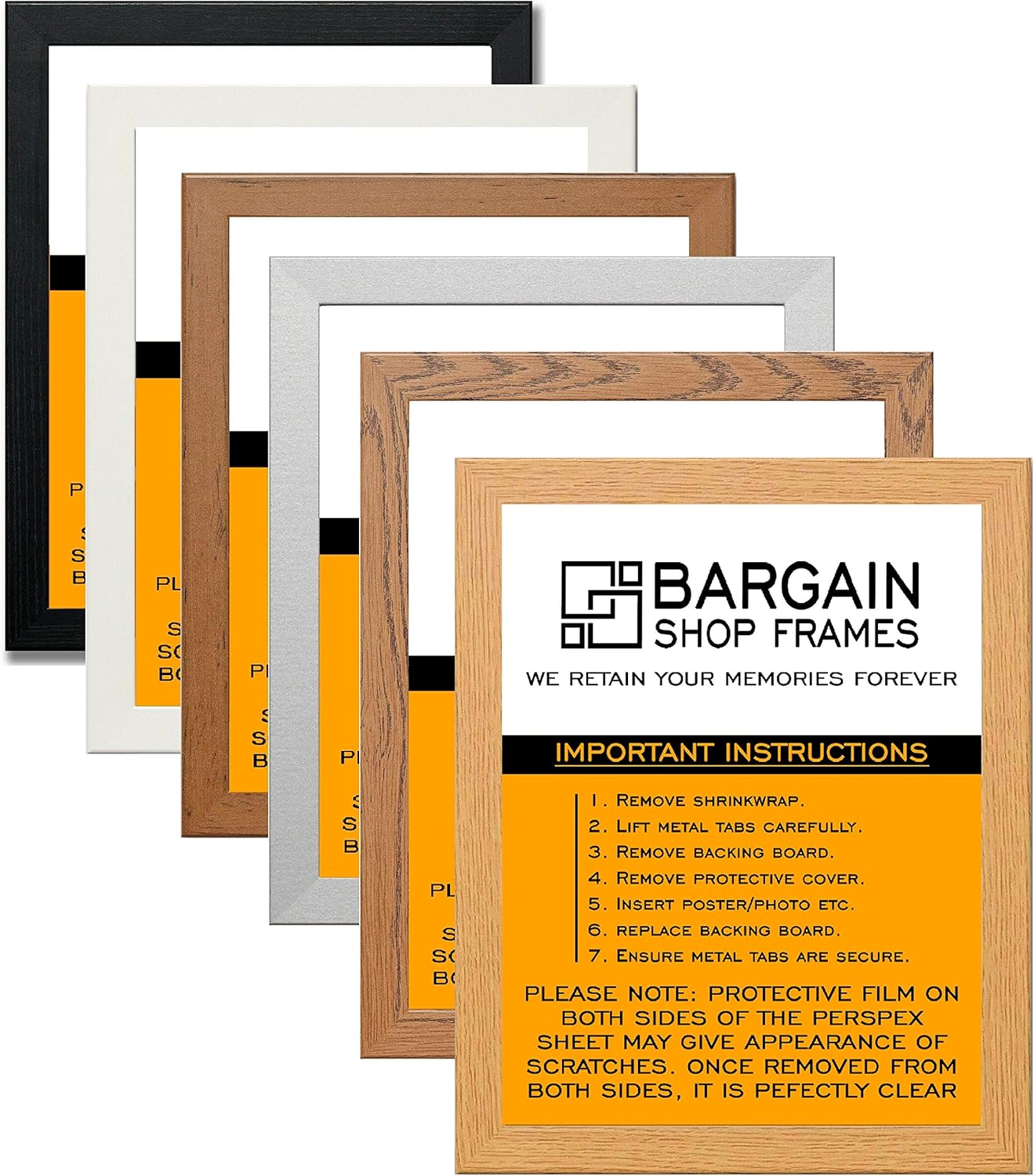 Bargain Shop Az MODERN STYLE SOLID WOODEN EFFECT PICTURE FRAMES PHOTO