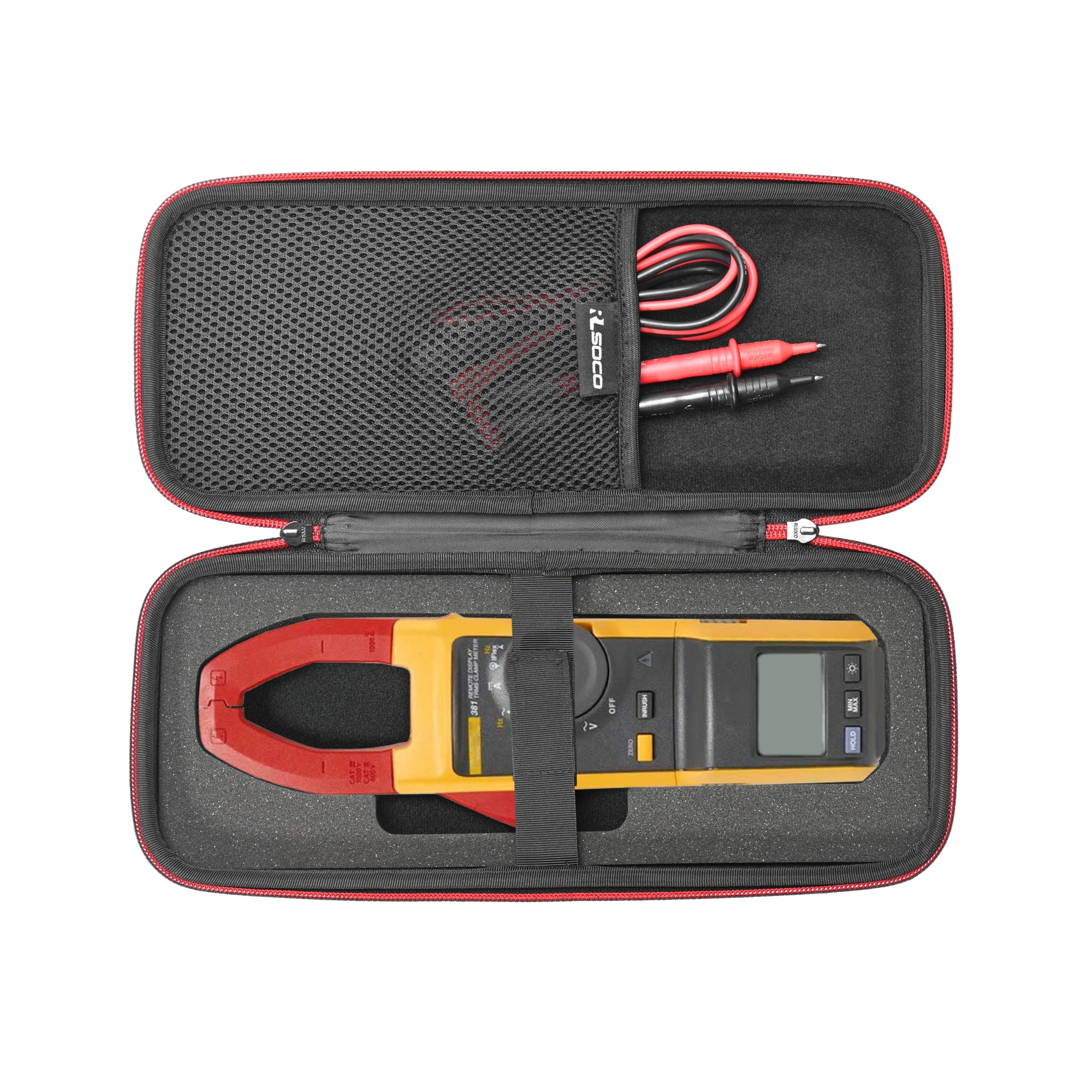 RLSOCO Case for Fluke 381/377FC/393 FC/378 FC True-RMS AC/DC Clamp Meter (Case Only)