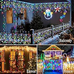 KNONEW Christmas Lights Outdoor Color Changing 400