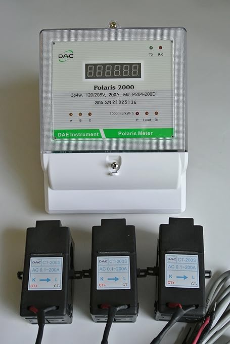 DAE P204-200D KIT kWh Smart Submeter Polaris 2000, 3 phase, 4 wire ...