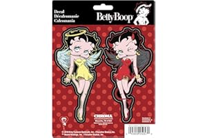 Chroma Graphics 025057 Betty Boop Devil/Angel Stick Onz Decal, 1 Pack, Red/Yellow, 6x8