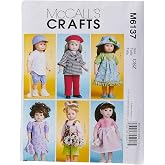 McCall's Patterns M6137 Doll Clothes for 18-Inch (46cm) Doll, One Size Only