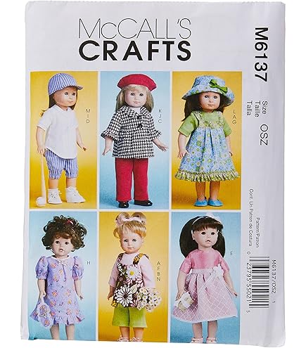 Amazon.com: McCall's Crafts Pattern 7934 Winter Holiday Doll