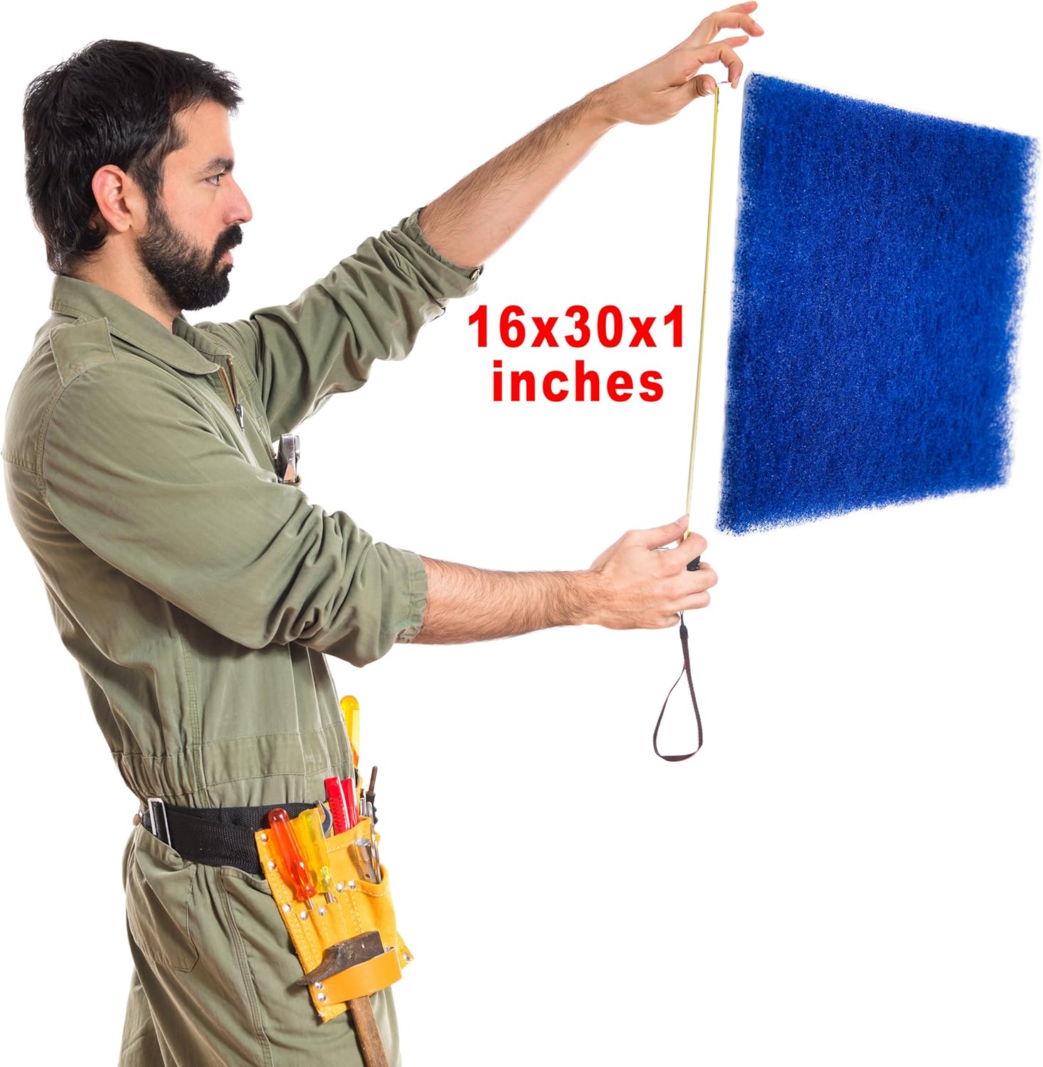 16x30x1 Furnace Filters Air Conditioner Filter Replacement ...