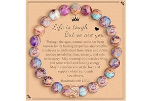 JoycuFF Woman Birthday Gifts Idea Friendship Gifts For Women Best Friends Besties Aunt Female Mom Daughter Granddaughter Gf Anniversary Christmas Graduation Healing Stone Crown Gifts For Her