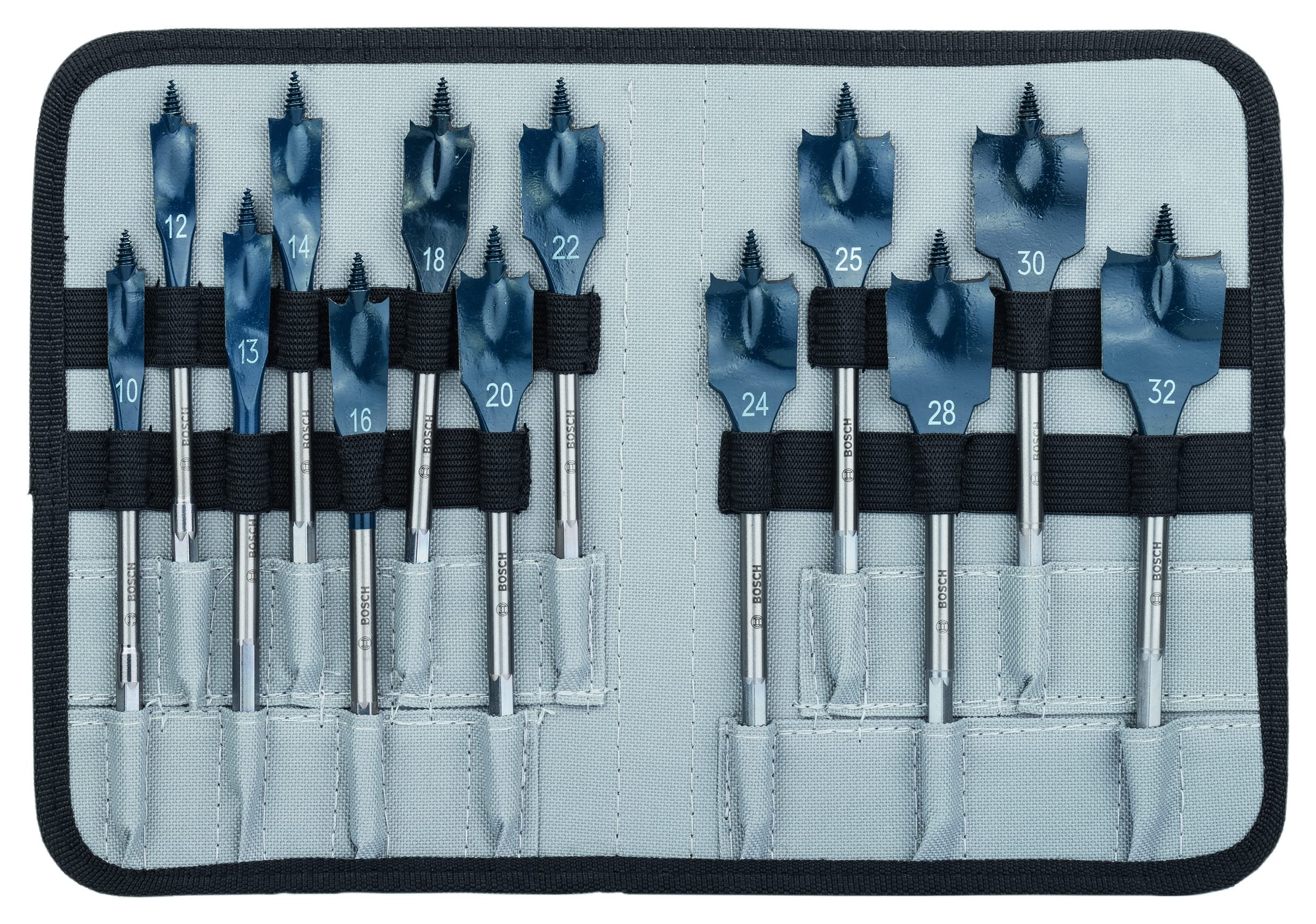 Bosch Professional 2608587010 13-Piece Self Cut Speed Spade Bit Set with 1/4 Inch Hex Shank, 10mm-32mm — image 1