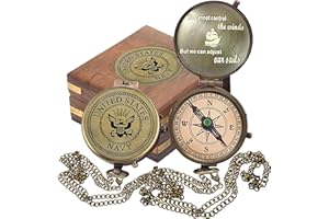 WORLDMART Compass - Gift for Army, Navy, Marine Corps, Baptism, Easter, Birthday, Fathers Day, Graduation, Wedding