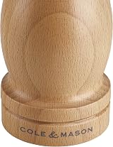 Cole & Mason Beech Capstan A8 Salt Mill 200 mm Precision+ Single view 3