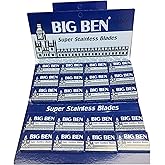 100 BIG BEN Super Stainless double edge razor blades