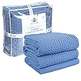 HILLFAIR 100% Cotton Blanket- 120" x 120" XXL