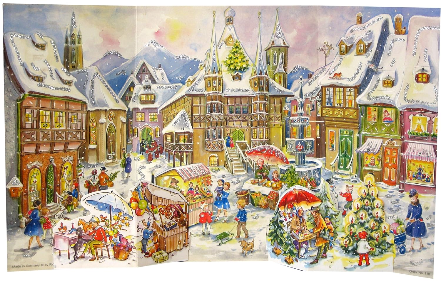 Advent Calendars Calendrier de l'avent 3D 24 portes Design village