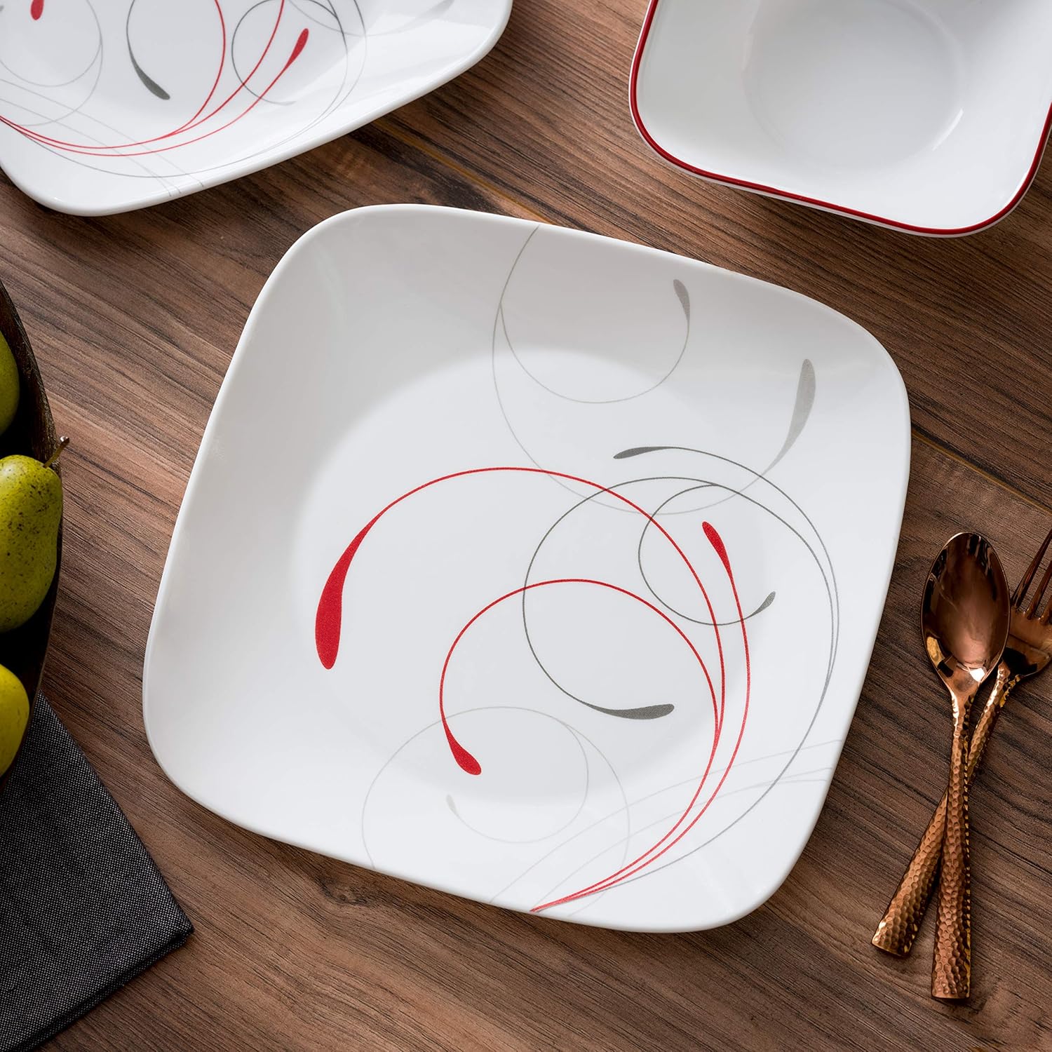  | Corelle Service for 6, Chip Resistant, Splendor Dinnerware Set, 18-Piece: Dinnerware Sets
