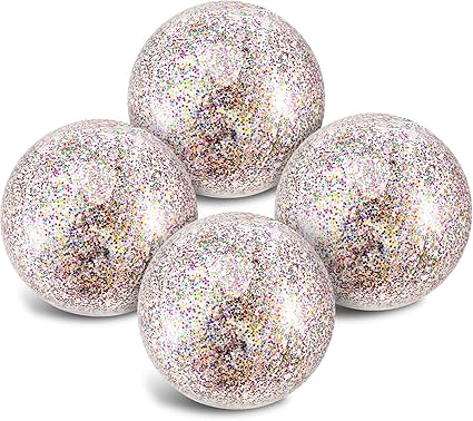 glitter confetti beach ball