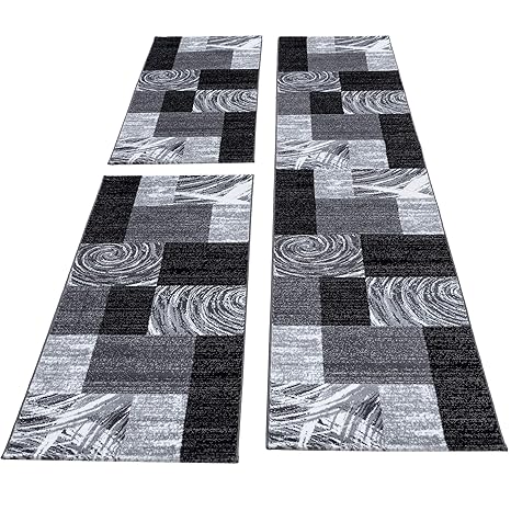 Simpex Simex Ensemble De 3 Tapis De Couloir En Patchwork