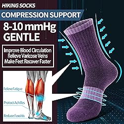 Anlisim Merino Wool Socks for Women Hiking Thermal