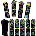 CY2SIDE 24PCS Princess Rainbow Color Scratch Party Asks For Girls, Princess Thee Rainbow Color