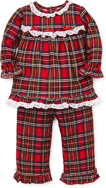 little me baby girl christmas pajamas