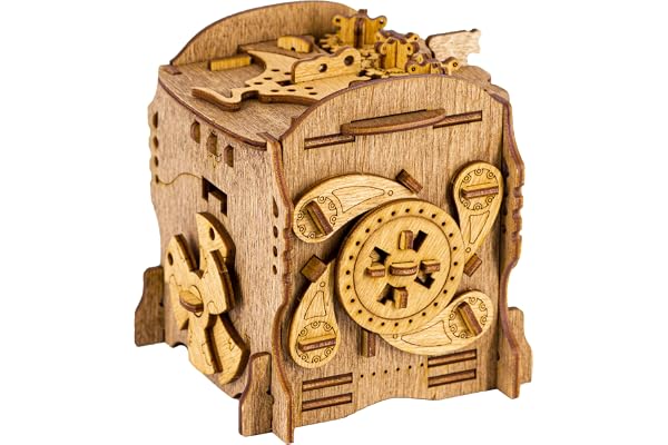iDventure Cluebox - Captain's Nemo Nautilus - Escape Room Game - Puzzle Box - sequential Puzzle - 3D Puzzles for Adults - Bra