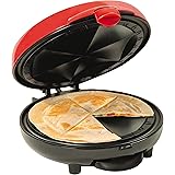 Nostalgia EQM200 Fiesta Series 6-Wedge Electric Quesadilla Maker with Extra Stuffing Latch