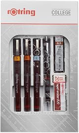 rOtring Isograph Fineliner Pen & Pencil College Set 0.20 0.40 0.60 0.5 mm + view 5
