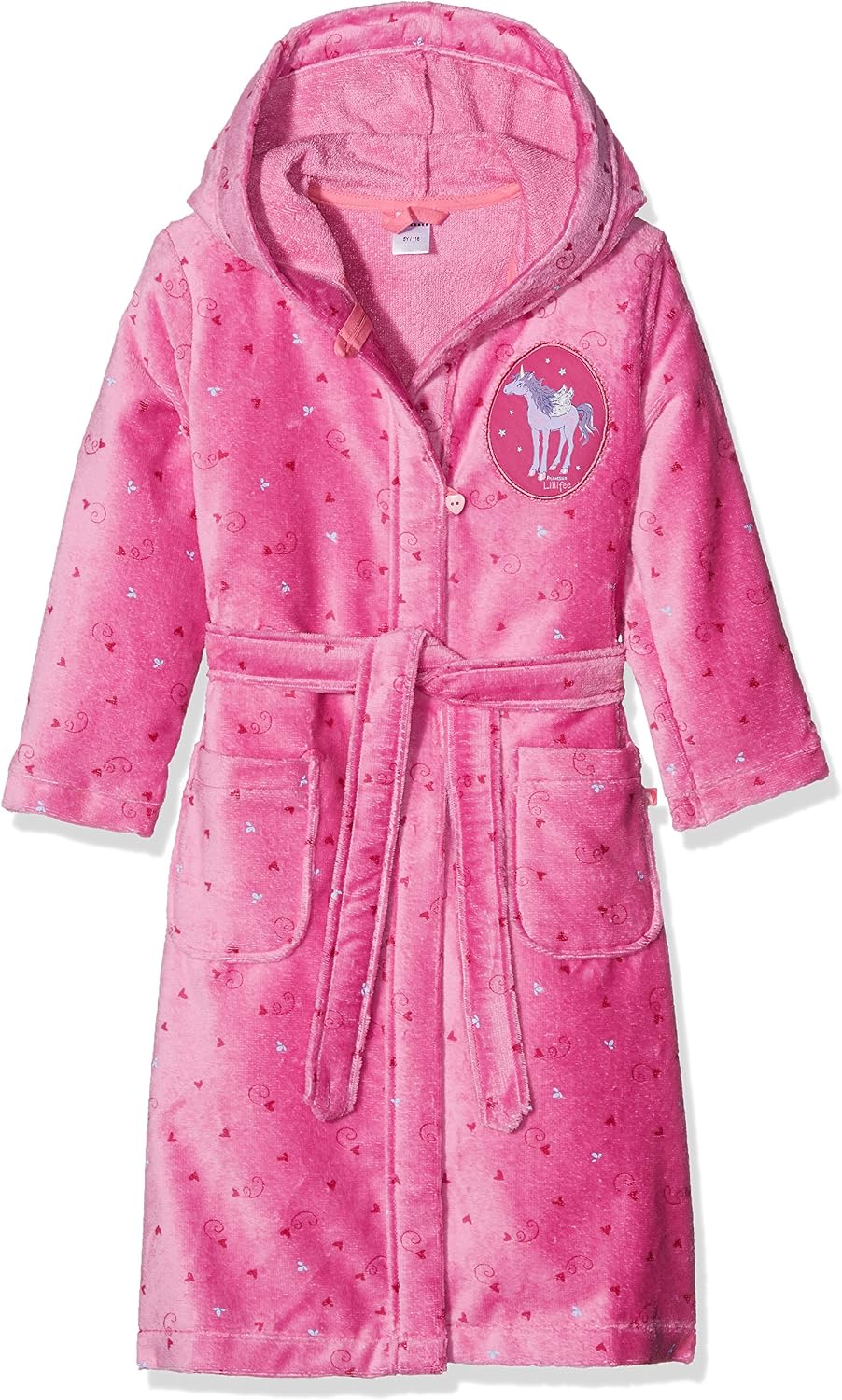 Schiesser Mädchen Badeanzug Prinzessin Lillifee - Mit UV-Schutz 40+, Pink Mit Sternen