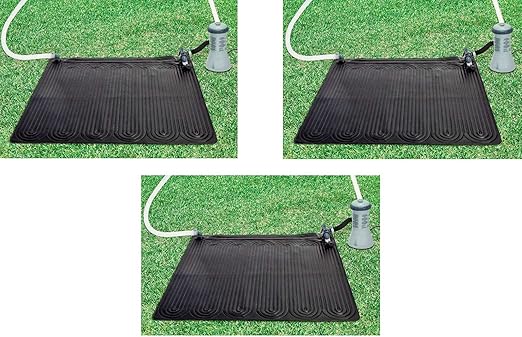 Offre 3 Panneaux Solaire Thermique Radiateur Eau Piscine Intex 28685