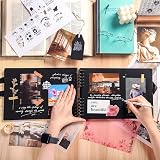 Uncle Paul Scrapbook Album Our Adventure Book 80 Pages A4 DIY Kit Black DS01bk view 7