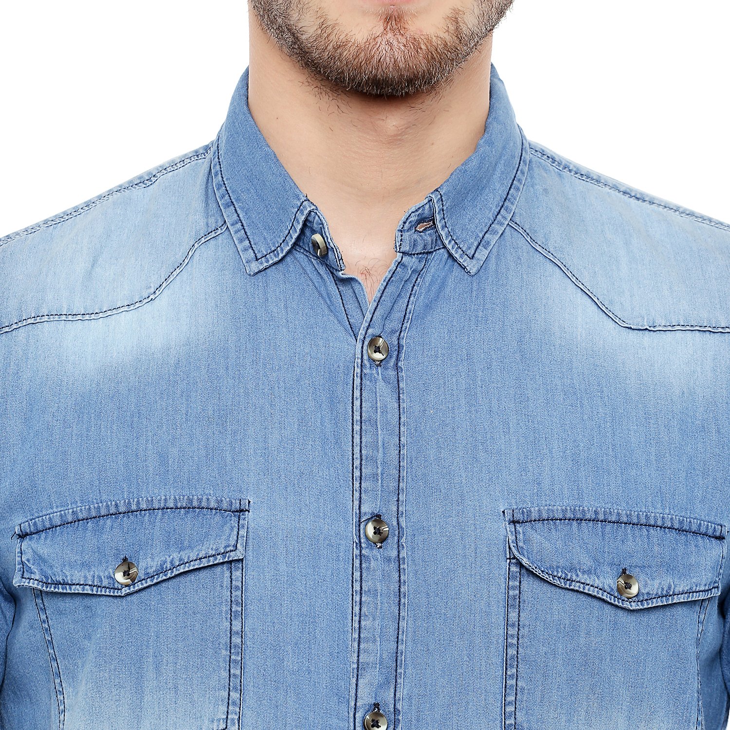 dennis lingo denim shirt