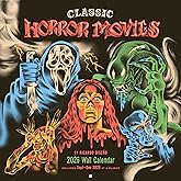 Classic Horror Movies 2026 Wall Calendar