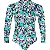 Tame the Sun Girls Swimsuit - One Piece Girl Bathing Suit - UPF+ Rash Guard Swimsuits for Girls with UV Protection