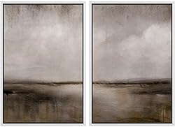 MUDECOR Framed Canvas Print Wall Art Set Misty