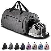 Fitgriff® Gym Bag for Men & Women with Shoe & Wet Compartment - Duffle Bag for Travel, Sports, Fitness & Workout