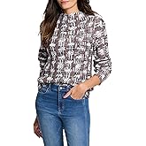 NIC+Zoe Womens Waffle Stitch Stamp Sweater