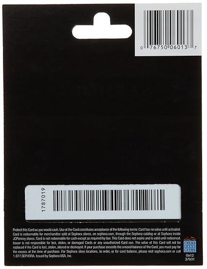 Amazon Com Sephora Gift Card 25 Gift Cards