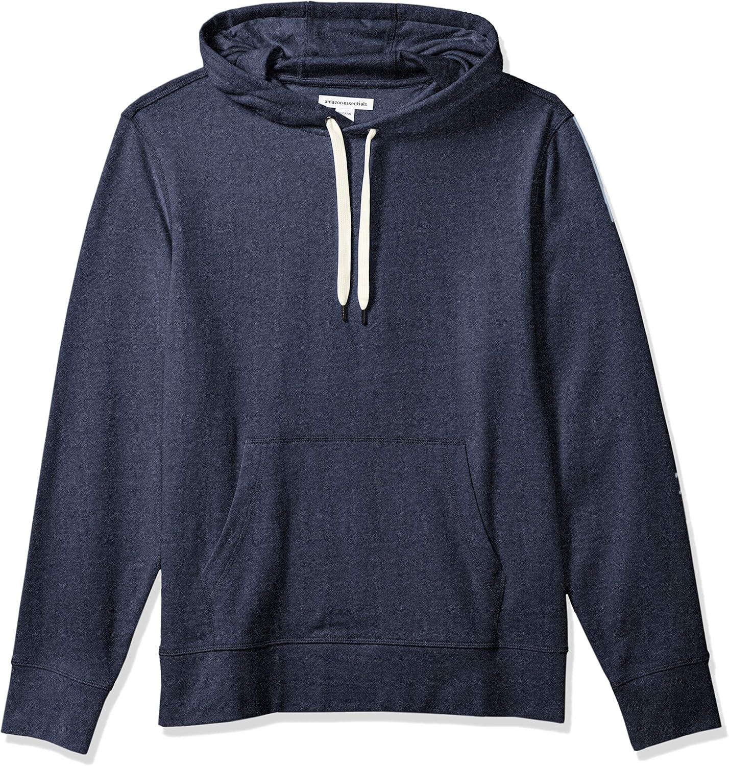  Essentials Men's Lightweight French Terry Hooded Sweatshirt: Clothing