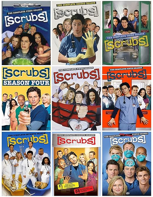 Scrubs Complete TV Series Seasons 19 DVD Collection